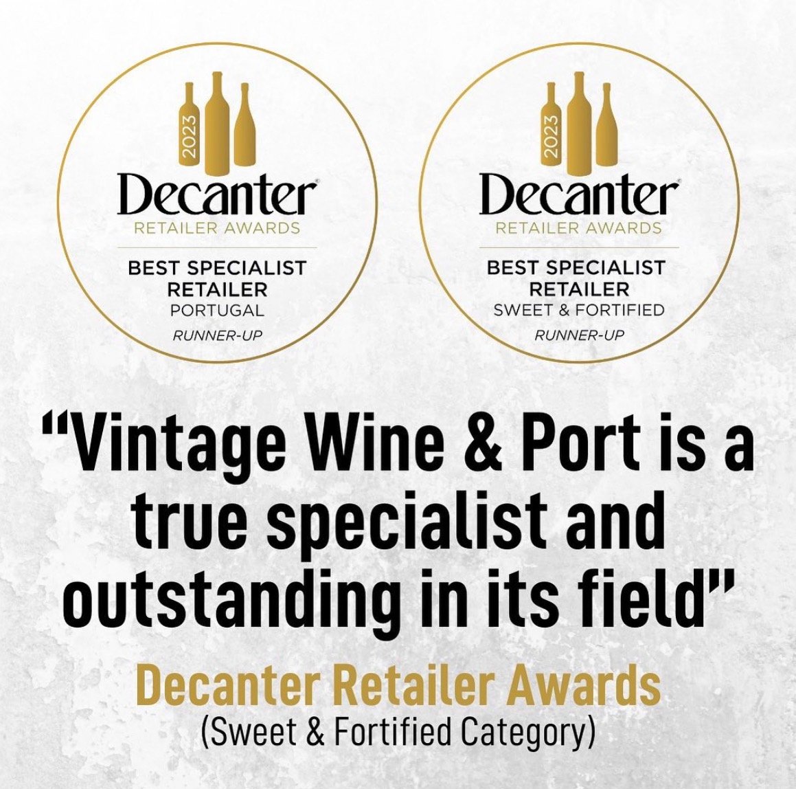 Award for Vintage Wine and Port