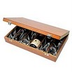 6 Bottle Stained Wooden Wine Gift Box SPECIAL OFFER was 29.95 NOW 19.95
