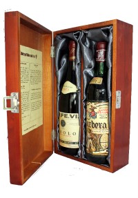  40th Anniversary Vintage Wine Double Presentation Box, 1971