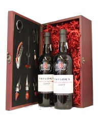 2008 Taylor's LBV port presented in a deluxe gift box with accessories, 2008