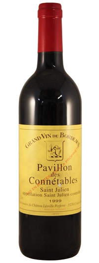 Pavillon des Connetables (2nd Wine of Ch Leoville Poyferre) , 1999