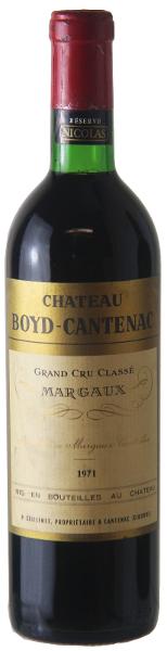 Chateau Boyd-Cantenac, 1971
