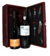 Christmas WIne and Port in Gift Box with Accessories, 2010