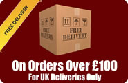 Free delivery on orders over &pound;100