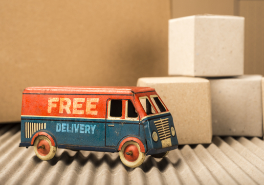 Free delivery for UK orders over £100
