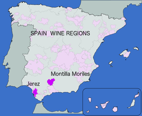 Spain wine regions