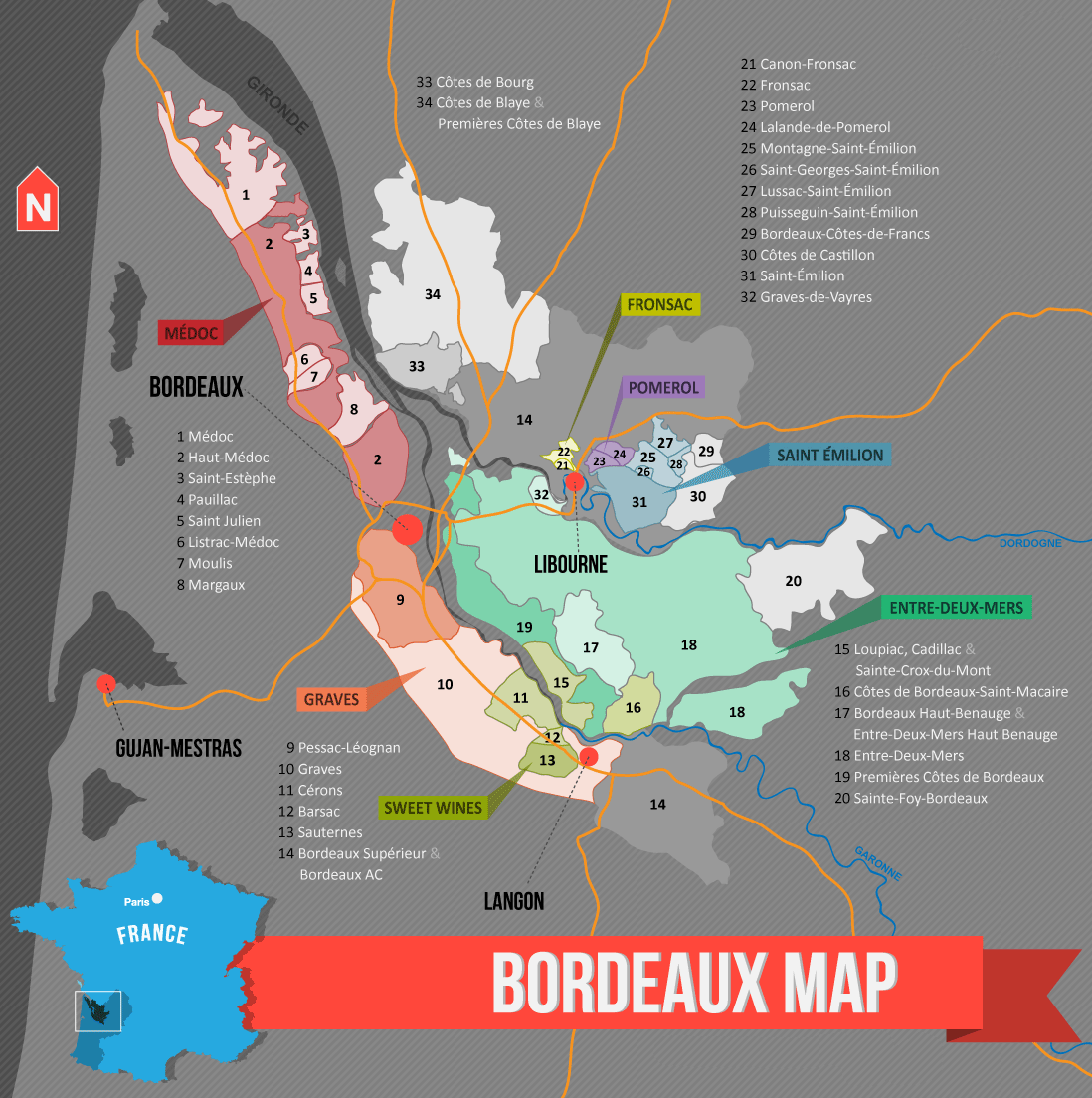 bordeaux map