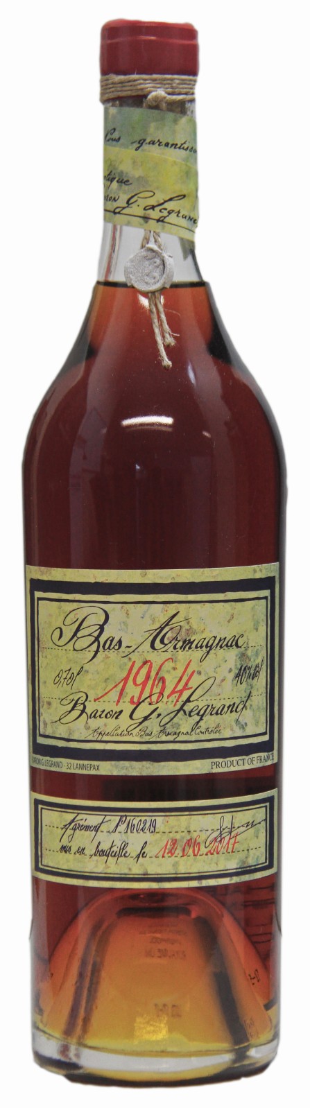 Baron G. Legrand, Armagnac, 1964 | Vintage Wine and Port