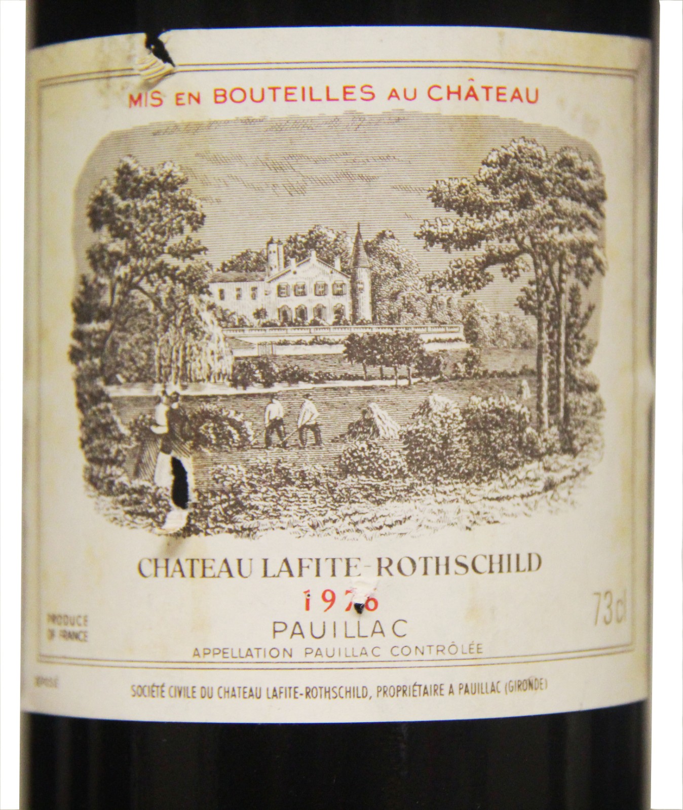 Chateau Lafite Rothschild 1976 Pauillac 1er Grand Cru Classe