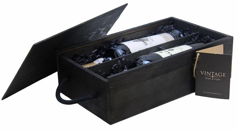 Pine Gift Box - 2 Bottles | The Good Wine Shop