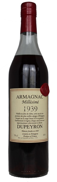 Armagnac Dupeyron, 1939