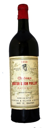 Chateau Mouton Baronne Philippe Rothschild, 1959
