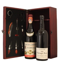 1960 Vintage Wine Double Presentation Box, 1960