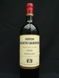 Chateau Malartic-Lagraviere, 1982