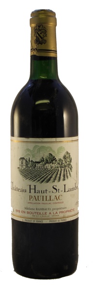 Chateau Haut St Lambert, 1985