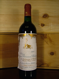 Chateau Mouton Baronne Philippe Rothschild, 1987