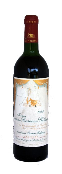 Chateau Mouton Baronne Philippe Rothschild, 1988