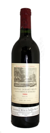 Chateau Duhart Milon Rothschild , 1989