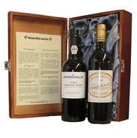 1996 Chateau Carronne St Gemme/ Churchill Vintage Port Gift Set, 1996