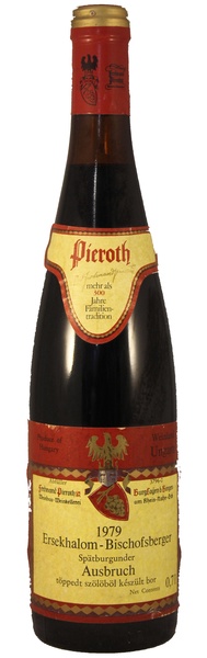 Pieroth Ersekhalom Bischofsberger, 1979