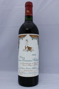 Chateau Mouton Baronne Philippe Rothschild, Red Wine , 1986