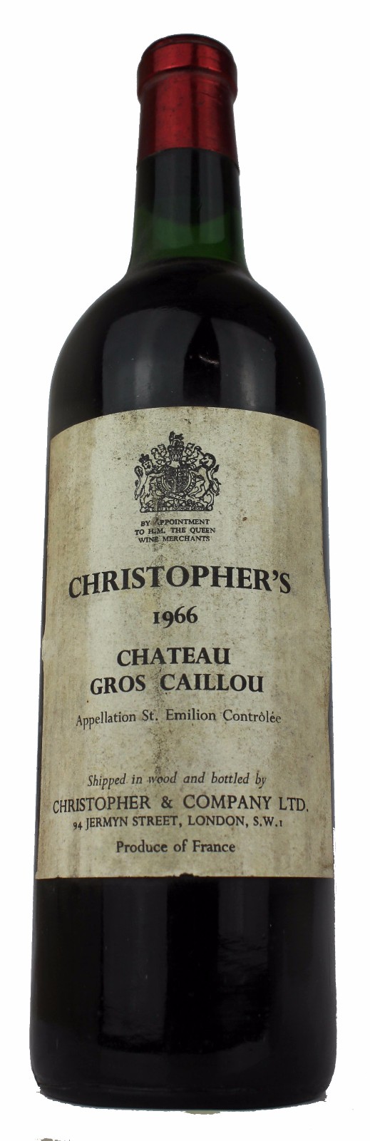 Chateau Gros Caillou, Red Wine , 1966 | Vintage Wine and Port