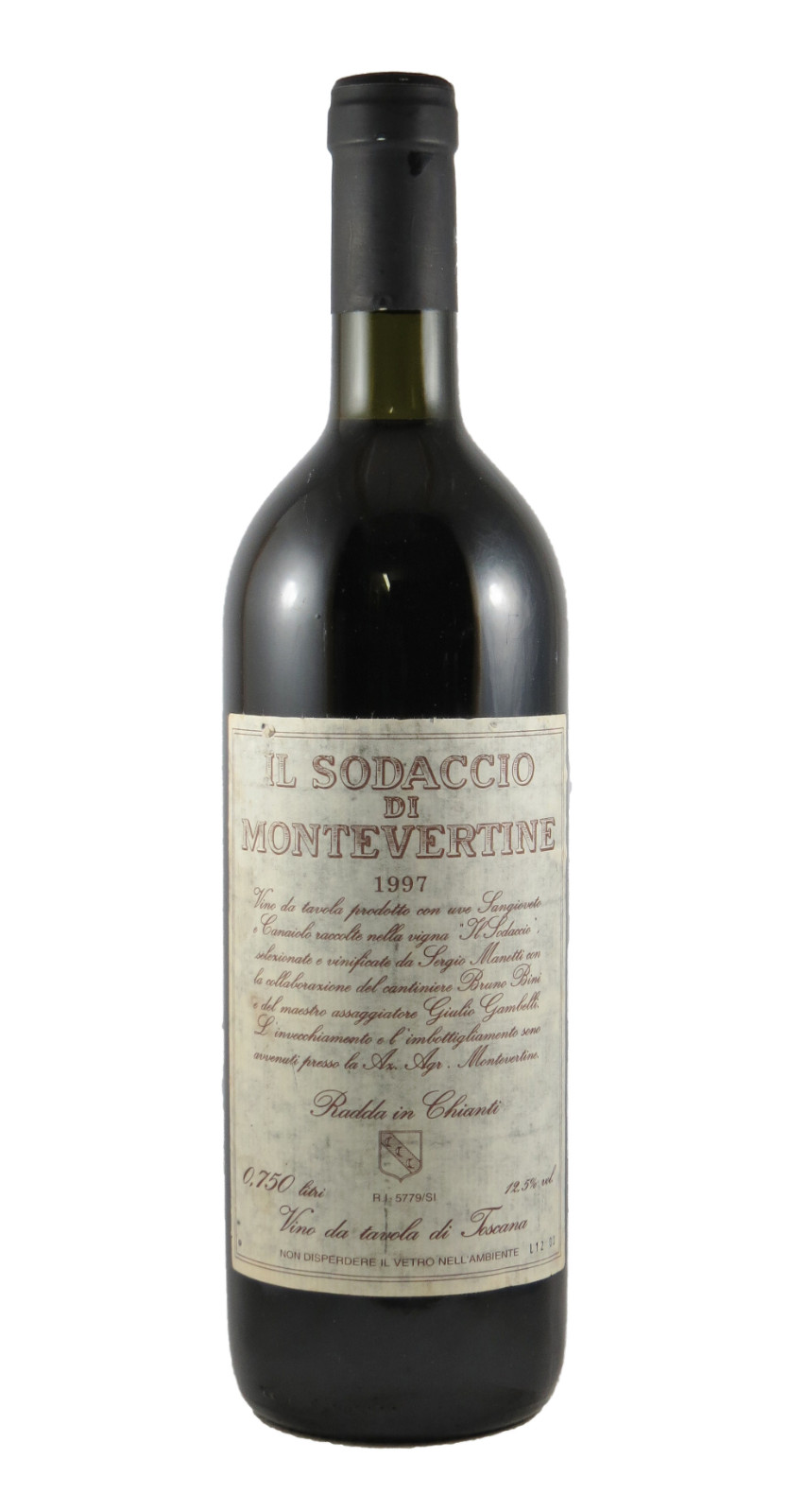 ワイン IL SODACCIO DI MONTEVERTINE 1997 Rosso Toscano 1997 Il Sodaccio - Montevertine - | Vintage Wine and