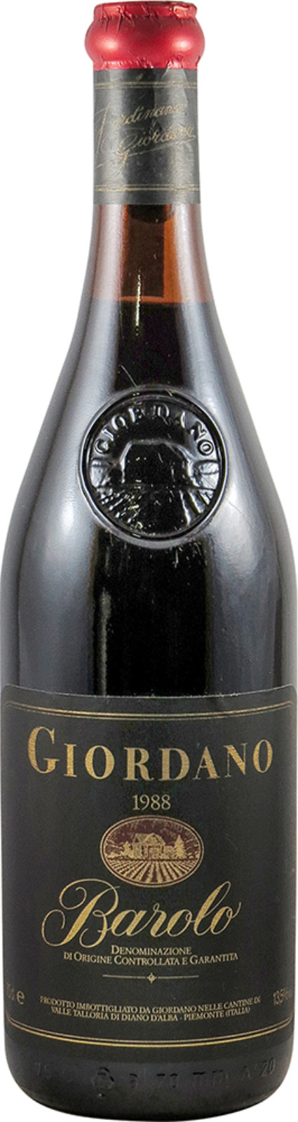 Barolo 1988 Giordano | Vintage Wine and Port