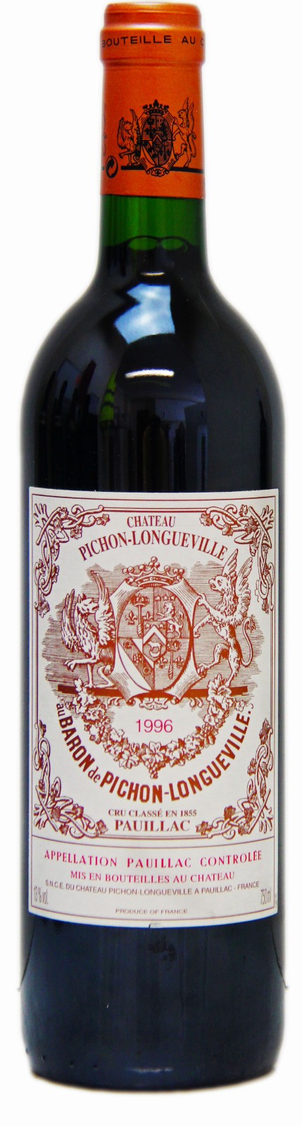 Chateau Pichon-Longueville, Baron, Red Wine , 1996 | Vintage Chateau Pichon-Longueville, Baron, Red Wine , 1996 | Vintage