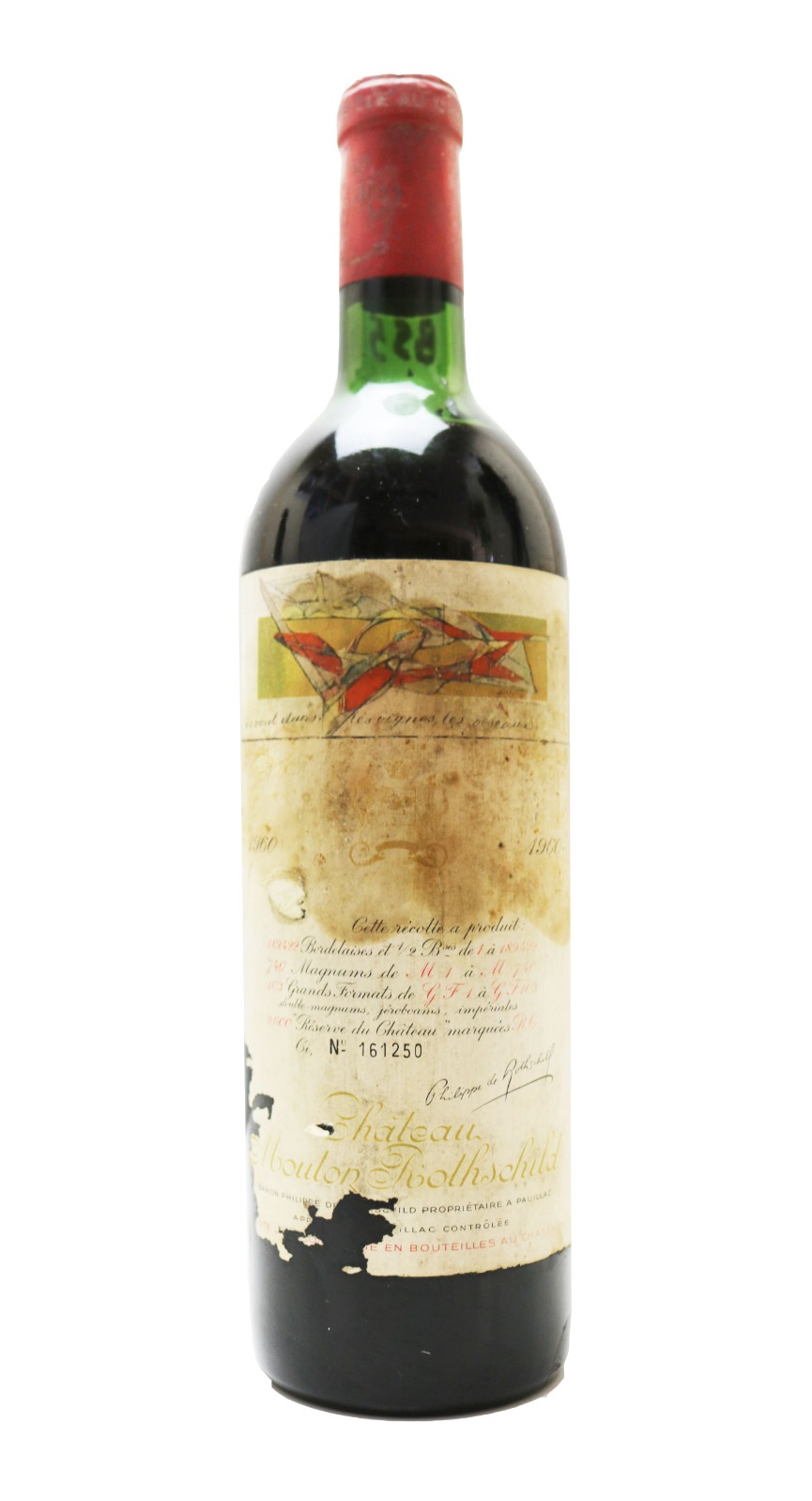 Chateau Mouton Rothschild , Red Wine , 1960 | Vintage Wine