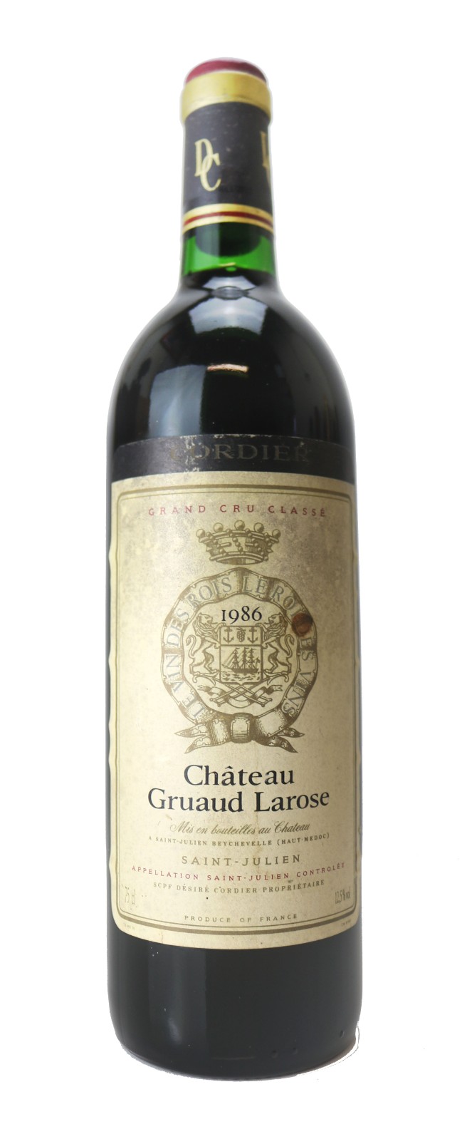 Chateau Gruaud Larose 1986 St Julien 2nd Growth Classification