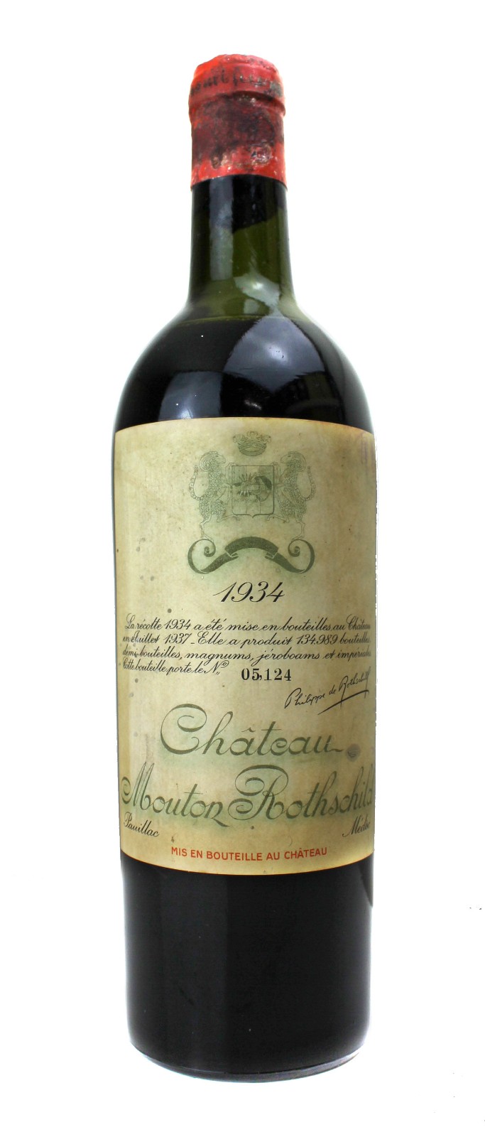 Chateau Mouton Rothschild , 1934 | Vintage Wine and Port
