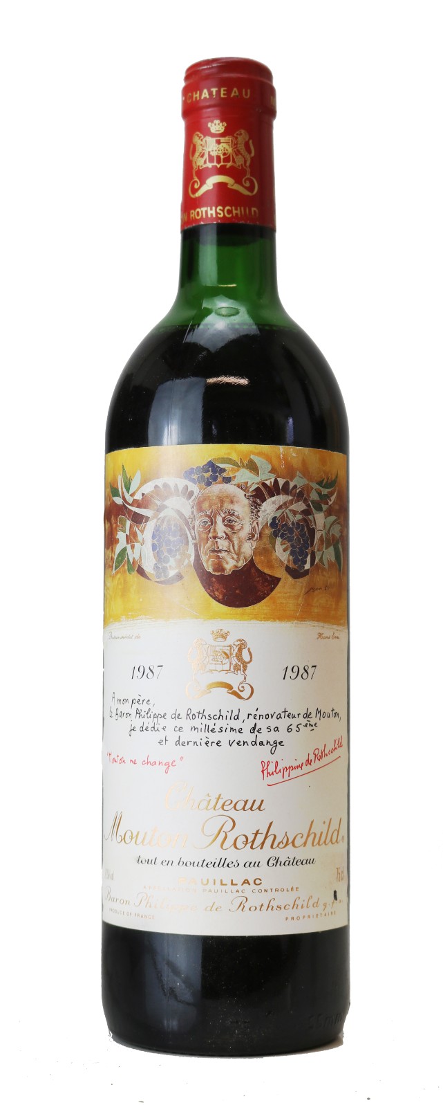 ワイン Chateau Mouton Rothschild 1987 Chateau Mouton Rothschild , Red Wine , 1987 | Vintage Wine