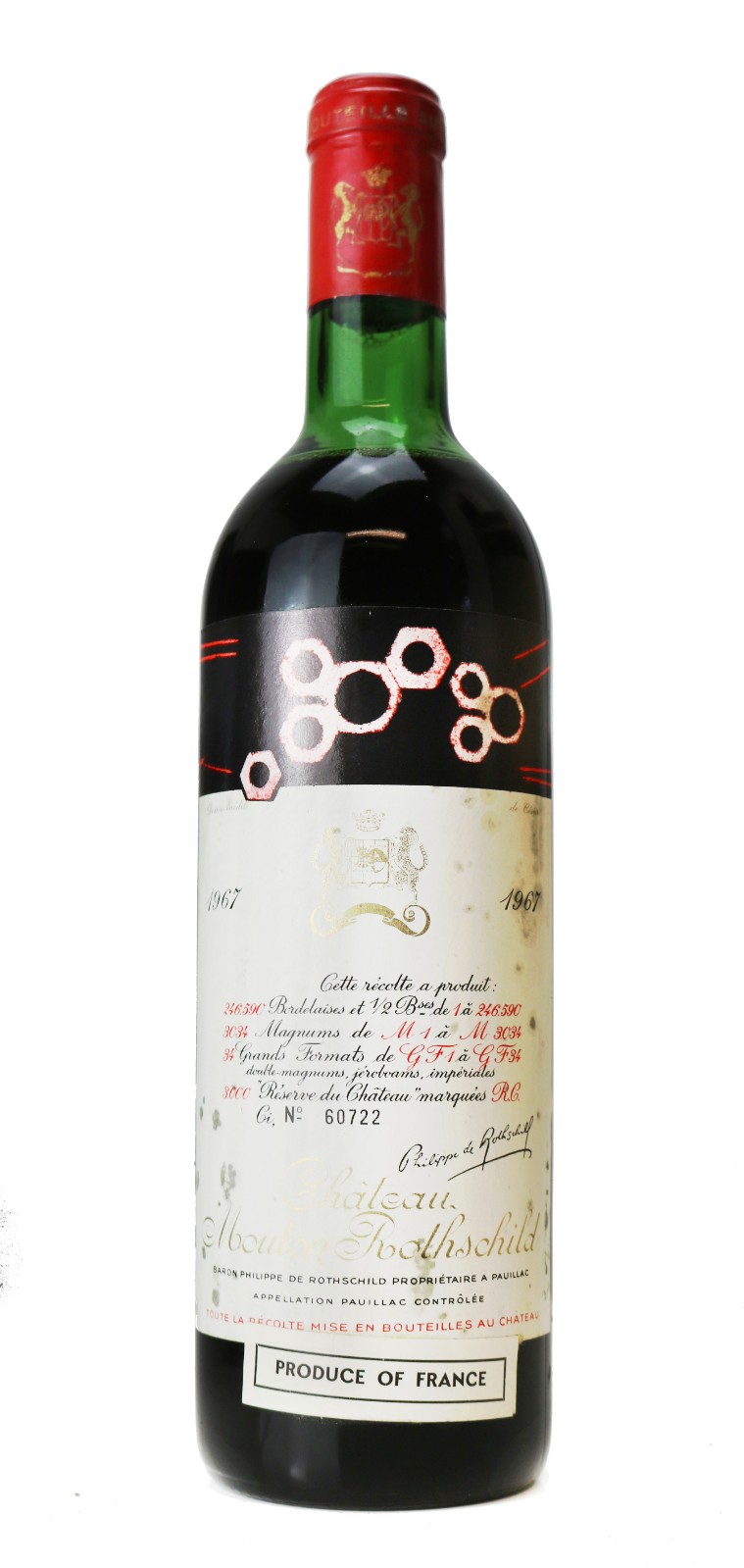 Chateau Mouton Rothschild , 1967 | Vintage Wine and Port