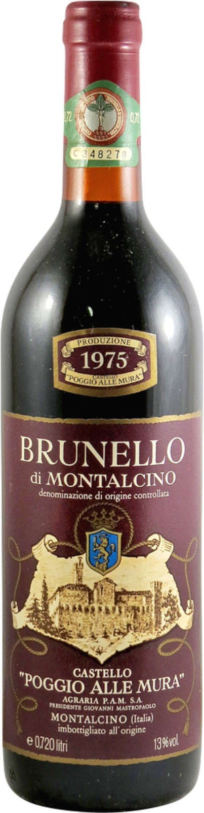 Brunello di Montalcino, Red Wine , 1975 | Vintage Wine and Port