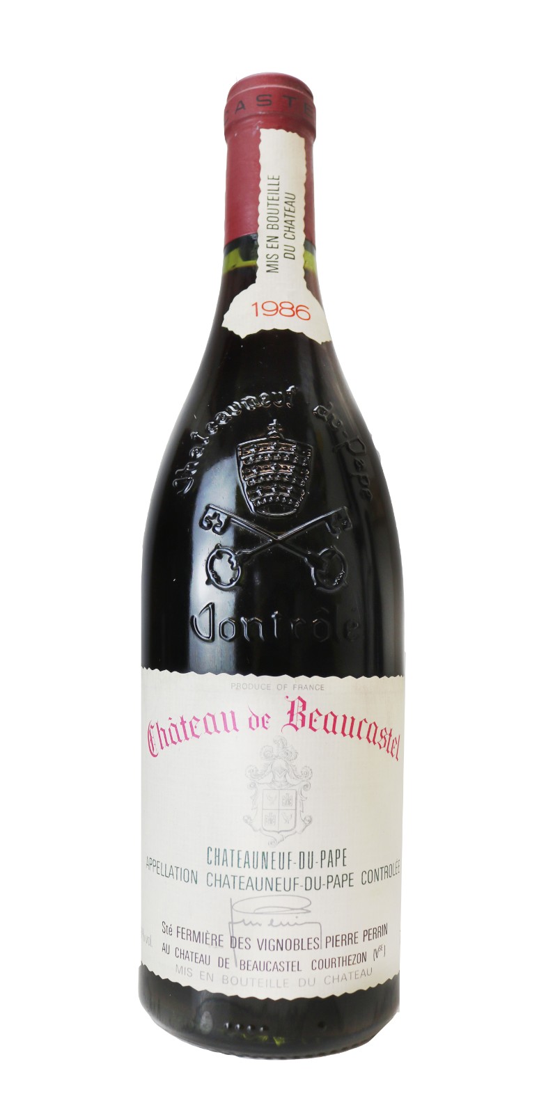 Chateauneuf du Pape 1986 Chateau de Beaucastel Pierre Perrin