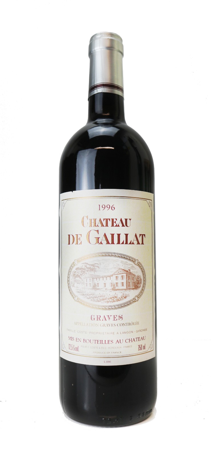 Domaine de Gaillat 1996 Graves | Vintage Wine and Port