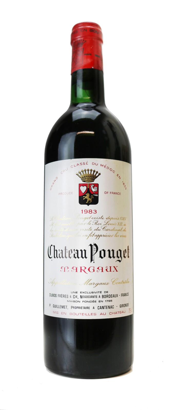 Chateau Pouget , Red Wine , 1983 | Vintage Wine and Port