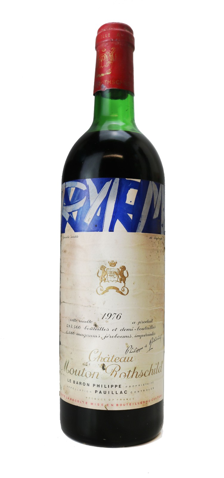 Chateau Mouton Rothschild 1976 Pauillac 1er Grand Cru Classe (Mid