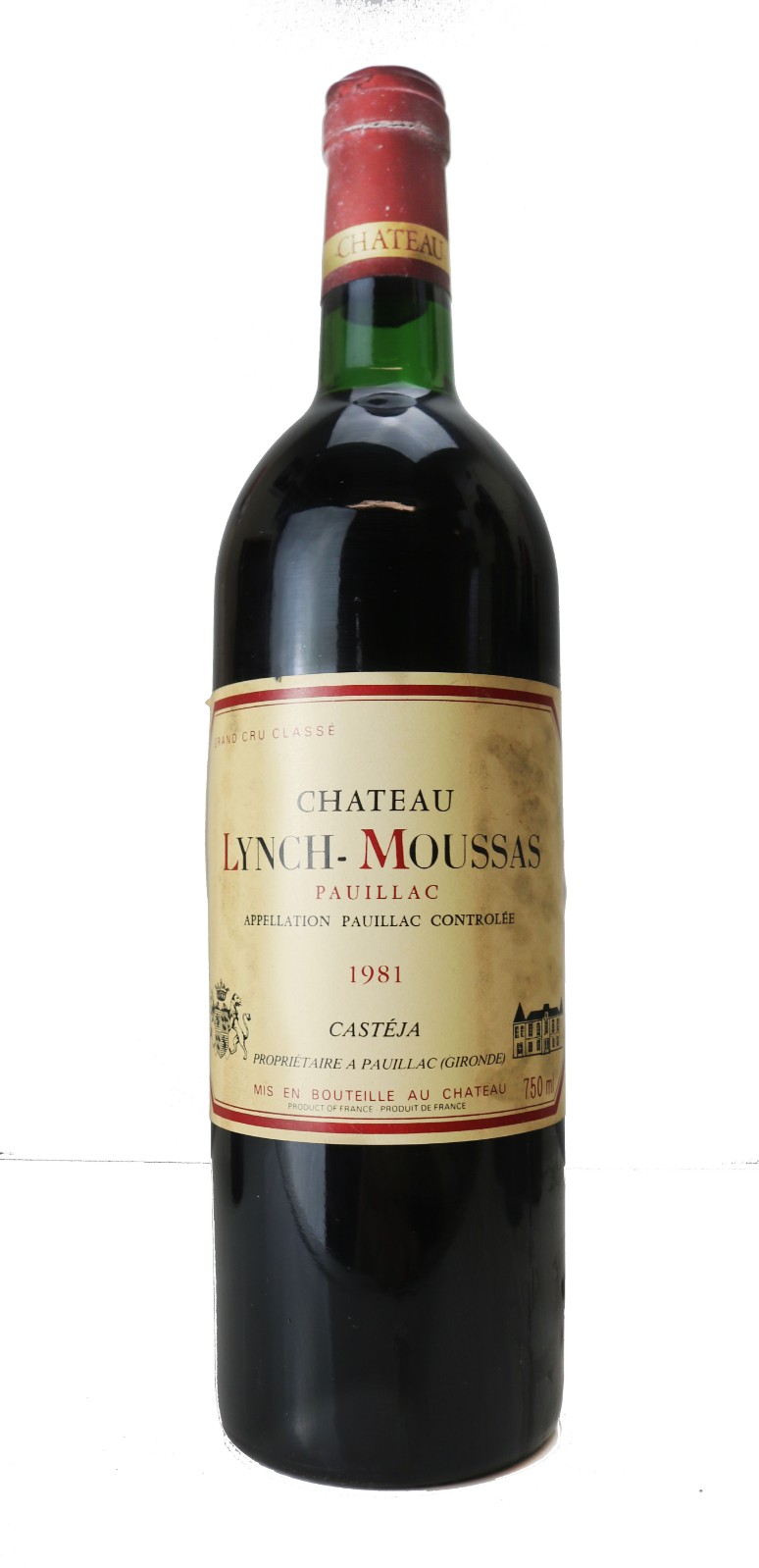 Chateau Lynch Moussas 1981 Pauillac, 5th Growth classification