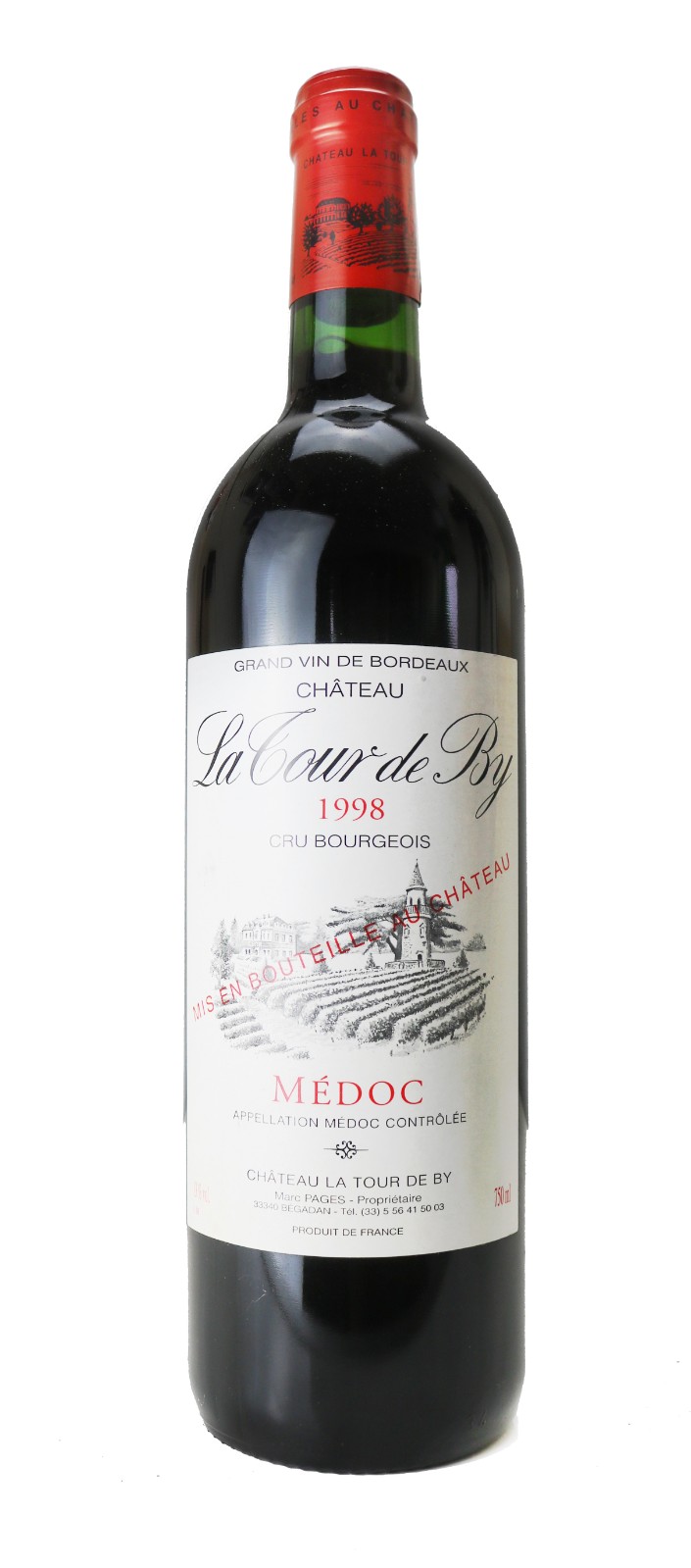 Chateau la Tour de By, Red Wine , 1998 | Vintage Wine and Port