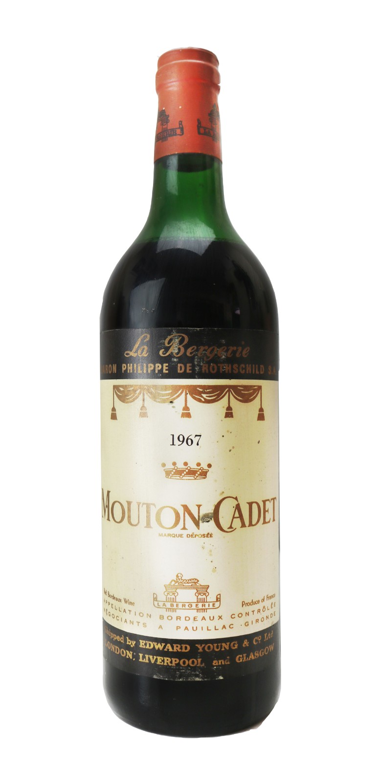 Château Mouton Rothschild 1967 750ml Mouton Rothschild 1974 - Vin de Pauillac