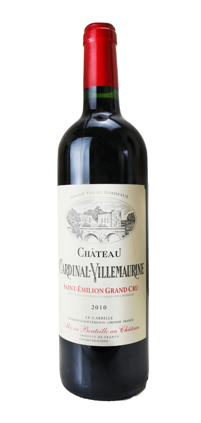 ワイン Chateau Cardinal Villemaurine 1975 Château Cardinal De Villemaurine 1975, Saint Emilion