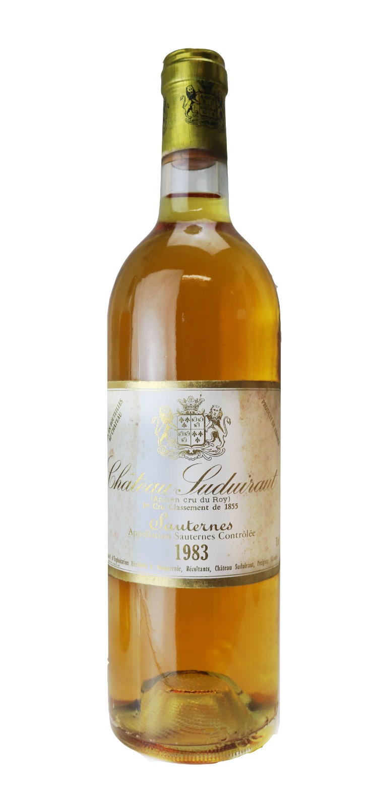 Chateau Suduiraut 1983 Sauternes 1er Cru Classe | Vintage Wine and