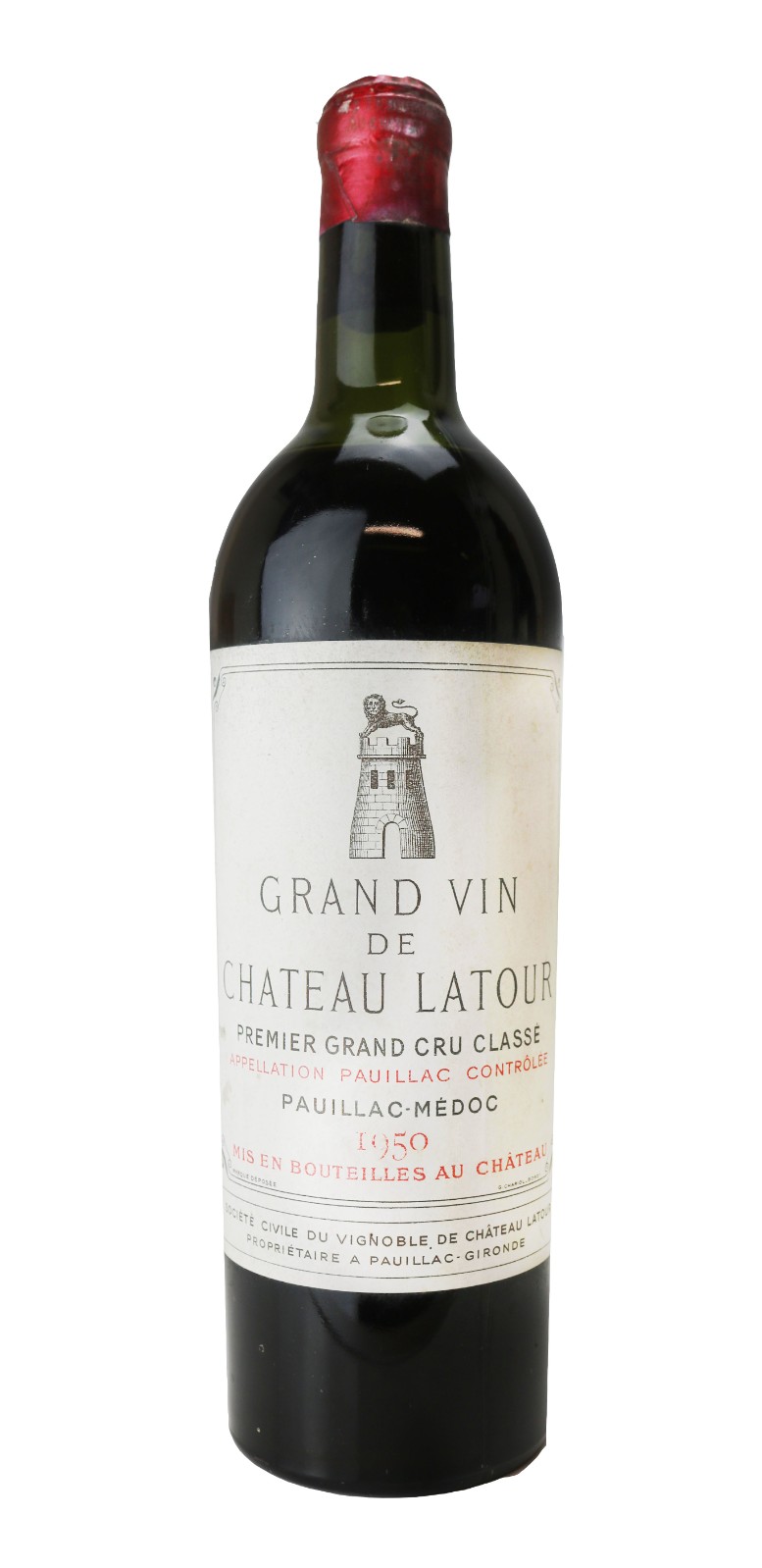 Chateau Latour 1950 Pauillac 1er Grand Cru Classe (Upper-shoulder