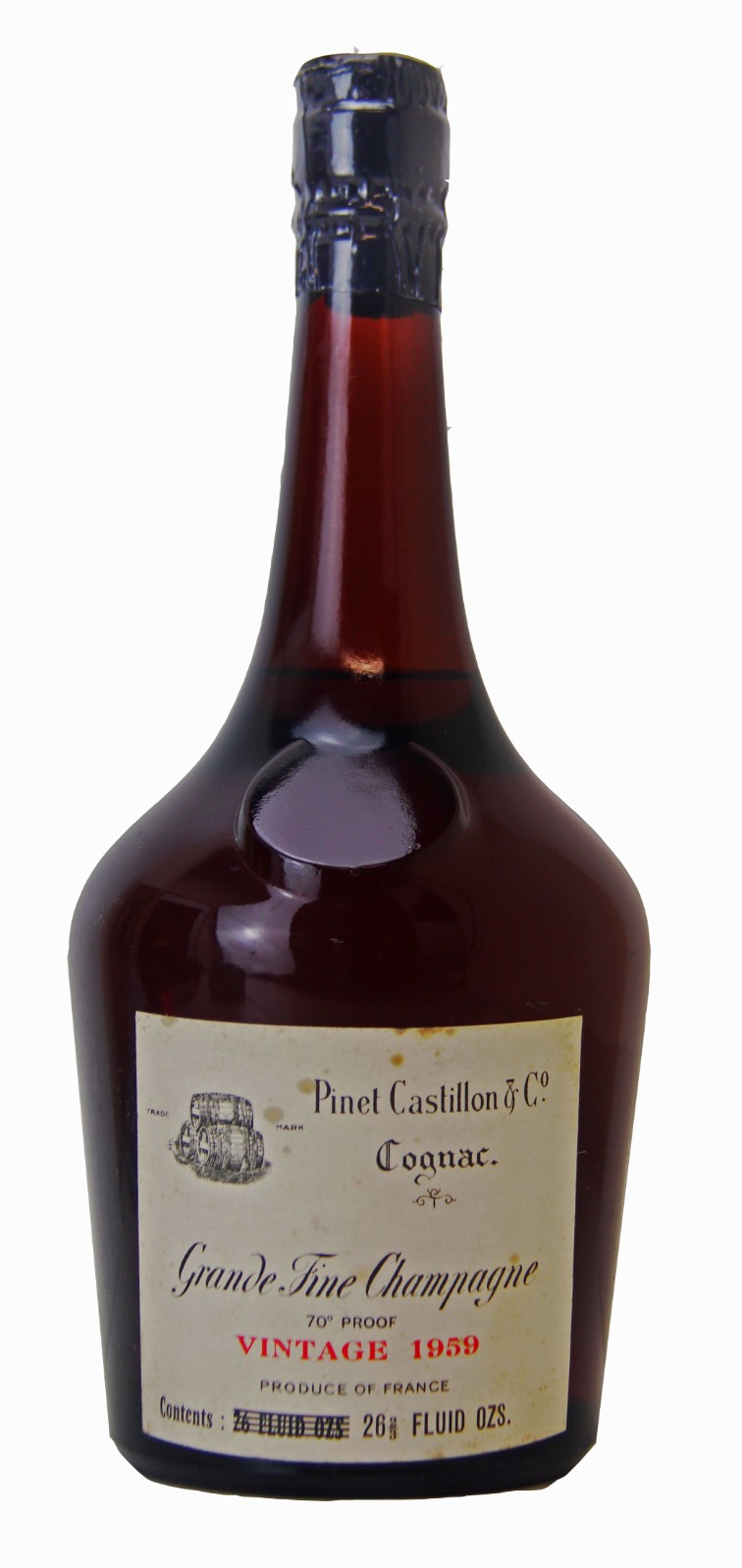 Cognac 1959 Pinet Castillon Grand Fine Champagne Cognac | Vintage