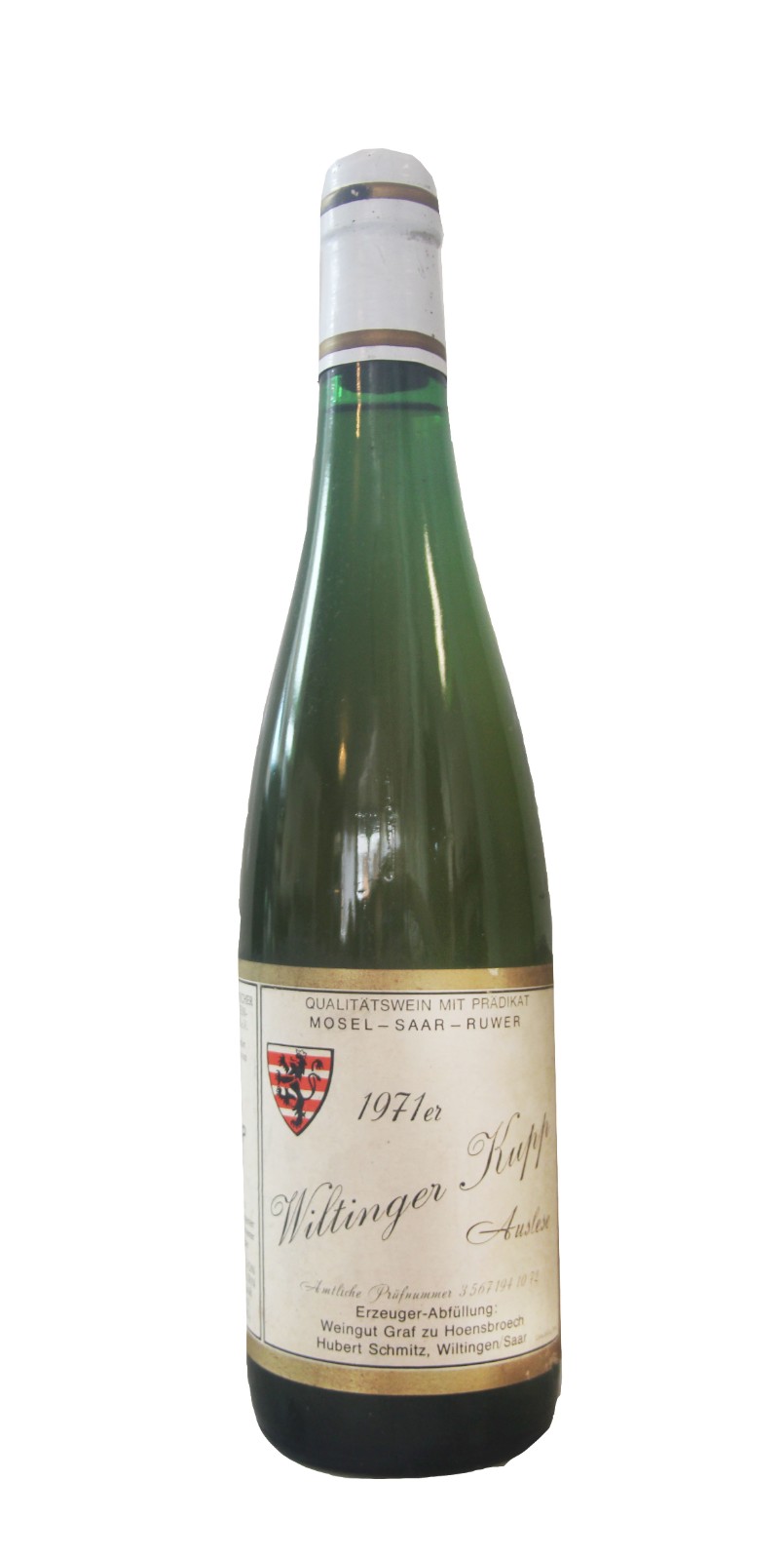 ワイン Heppenheimer Stinfopf Riesling B A 1971 Riesling 1971 Wiltinger Kupp Riesling Auslese 1971, Graf zu