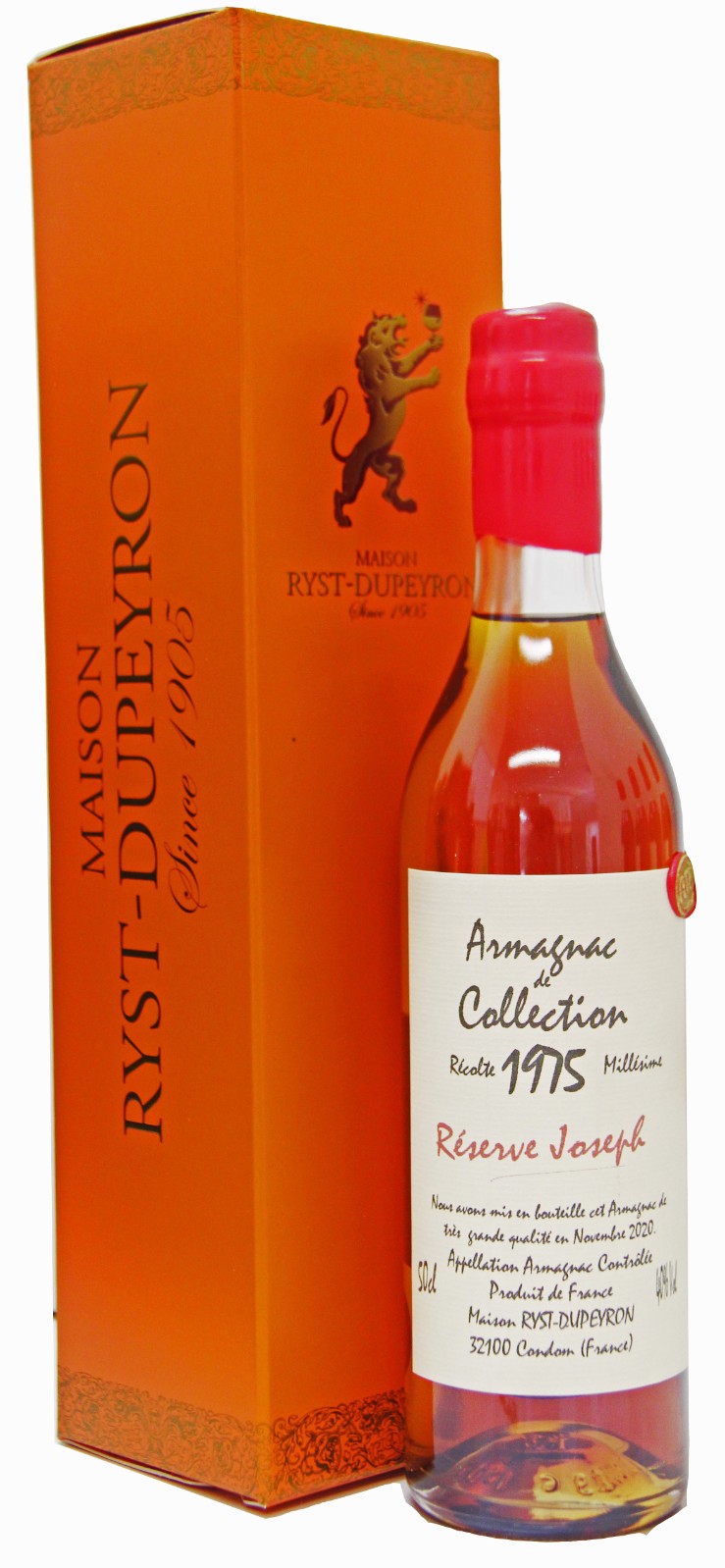 Ryst Dupeyron Armagnac, Armagnac, 1975 | Vintage Wine and Port