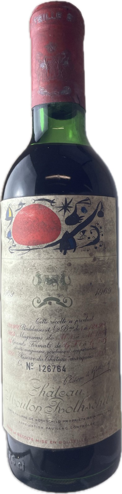 Château Mouton Rothschild 1969 1969 Château Mouton Rothschild - CellarTracker