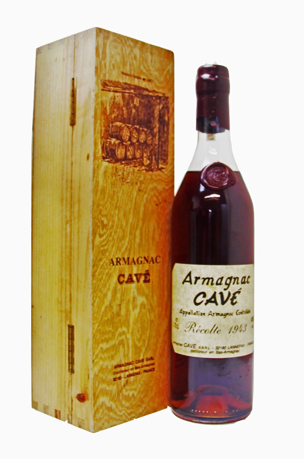 Armagnac 1943 Cavé Vintage Armagnac 1943 | Vintage Wine and Port